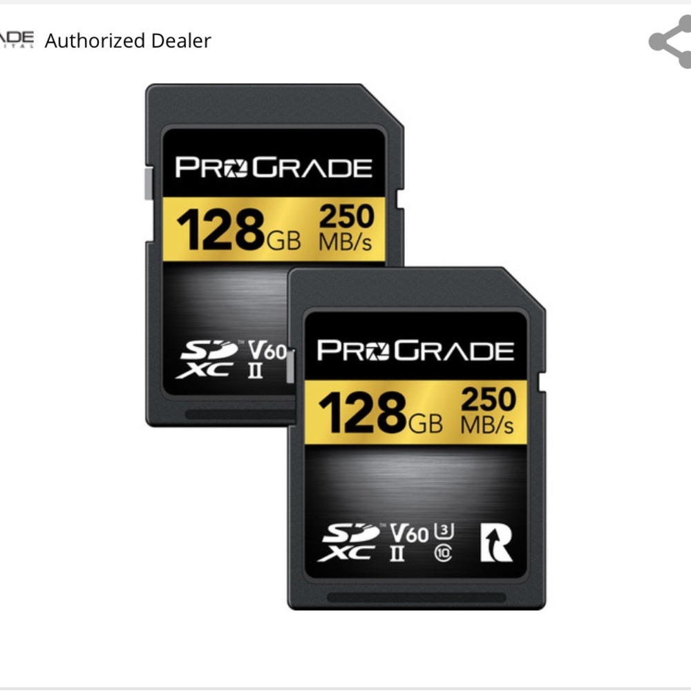 ProGrade Digital 128GB UHS-II SDXC Memory Card